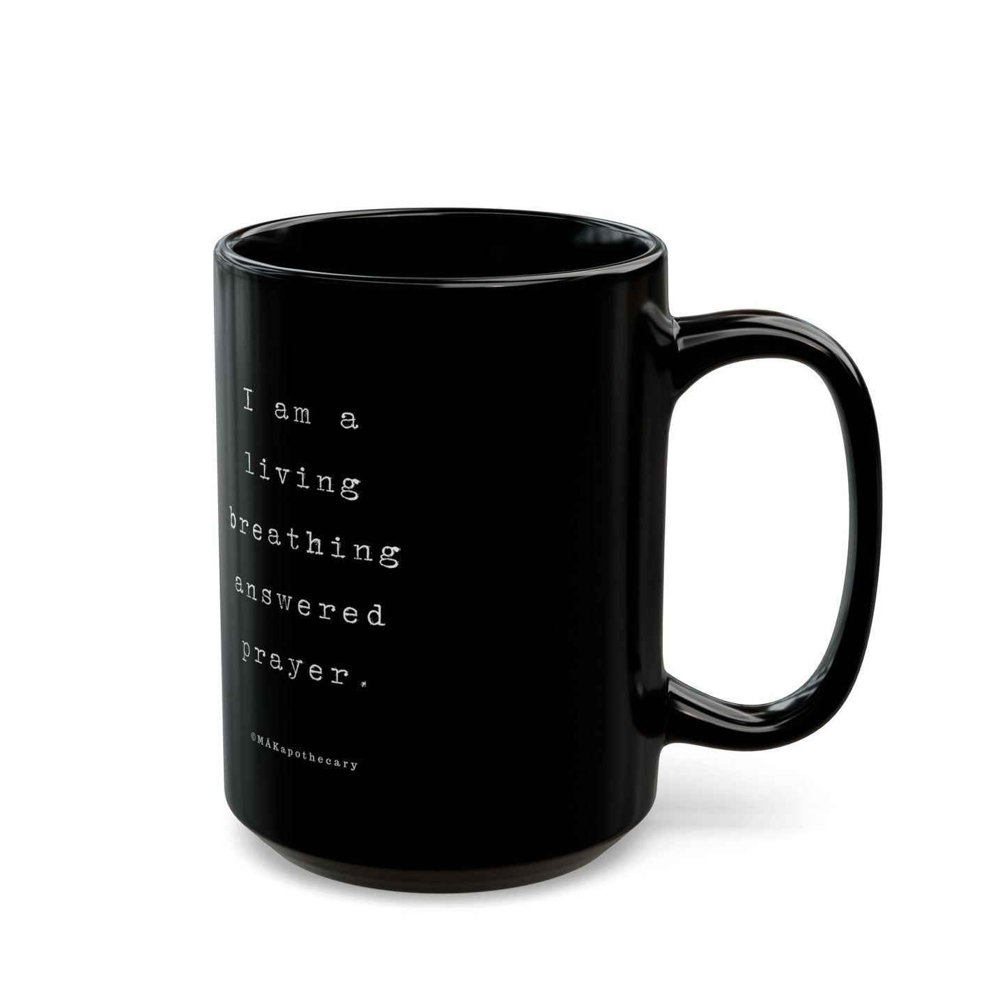 ~ MĀK It Happen - Black Mug (15oz) ~